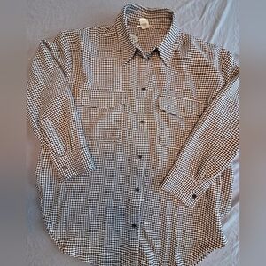 ​H&M Oversized Houndstooth Shacket~Unisex~Size Medium~NWT